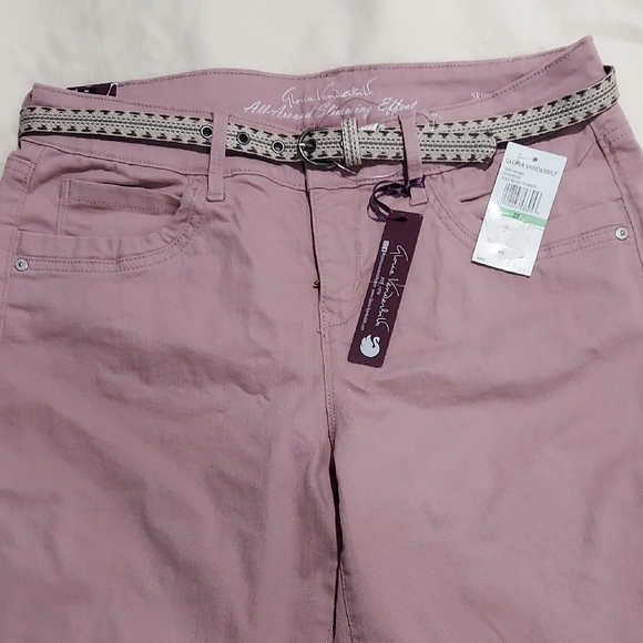 Purple Pants with Belt - Picture 2 of 2